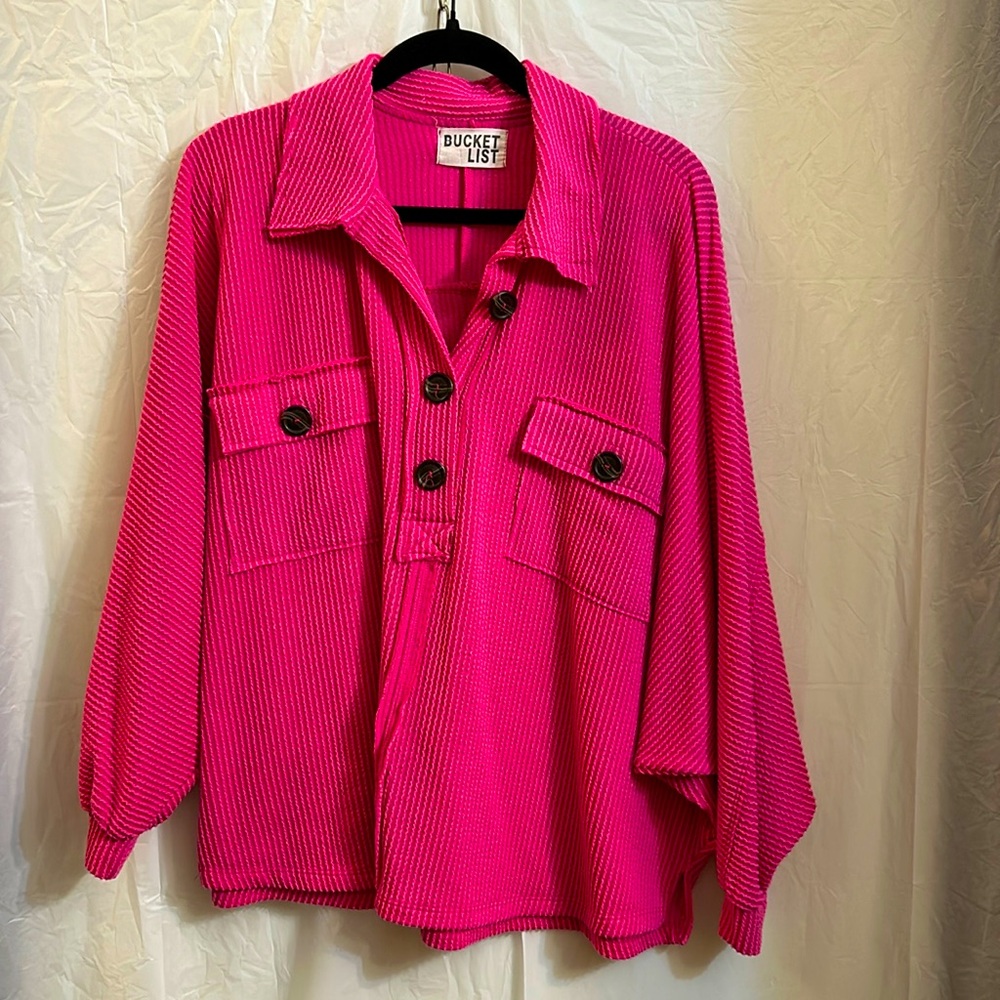 Hot pink top